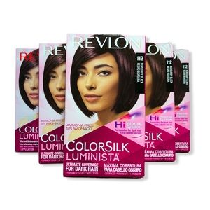 SALE! (6) Revlon Burgundy Black Colorsilk Hair Color